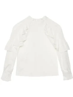 Abel & Lula Bluzka 5615 Biały Regular Fit