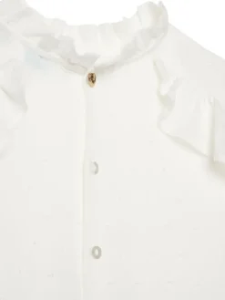 Abel & Lula Bluzka 5615 Biały Regular Fit