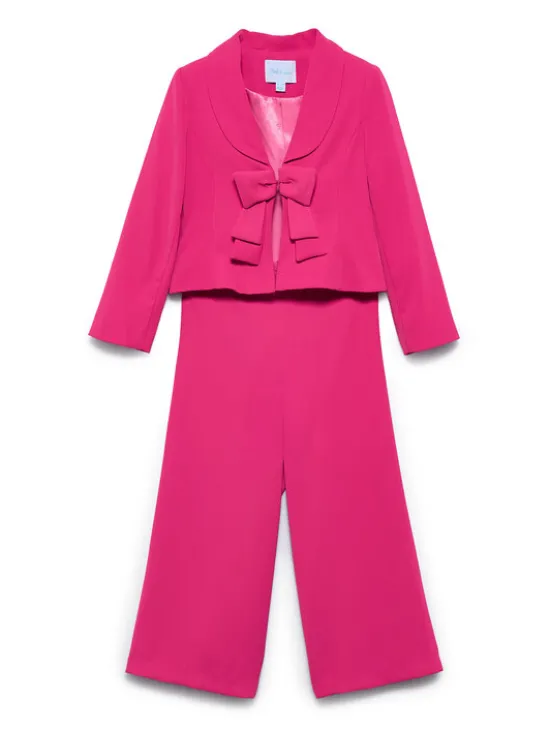 Abel & Lula Garnitur 5220 Różowy Regular Fit