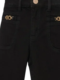 Abel & Lula Jeansy 5721 Czarny Flare Fit