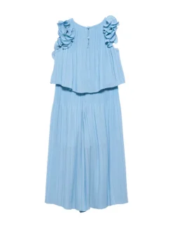 Abel & Lula Komplet bluzka i spodnie 5285 Błękitny Regular Fit