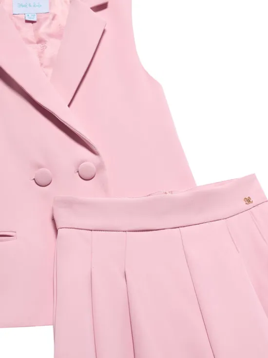 Abel & Lula Komplet dziecięcy 5287 Różowy Regular Fit
