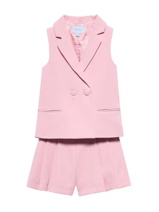Abel & Lula Komplet dziecięcy 5287 Różowy Regular Fit