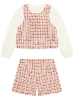Abel & Lula Komplet dziecięcy 5727 Różowy Regular Fit