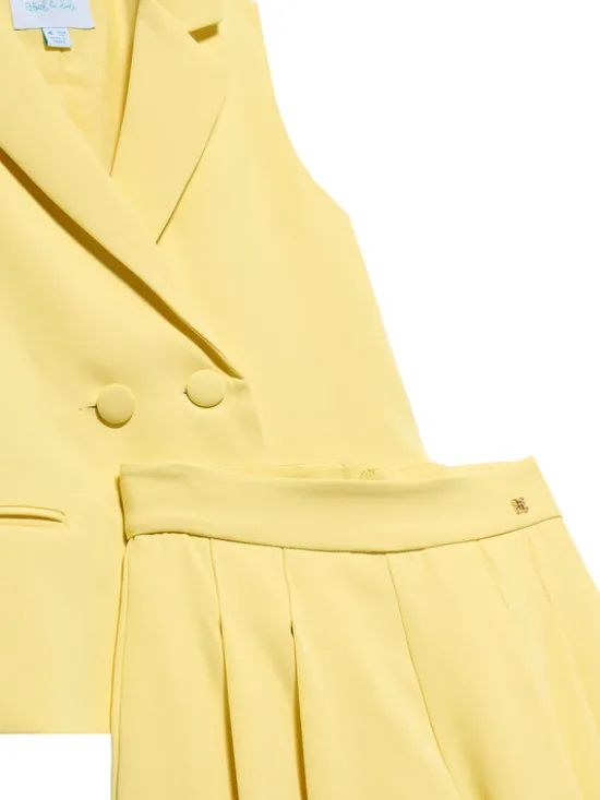 Abel & Lula Komplet dziecięcy 5287 Żółty Regular Fit