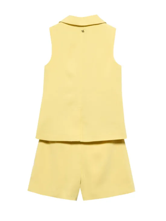 Abel & Lula Komplet dziecięcy 5287 Żółty Regular Fit