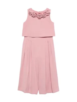 Abel & Lula Komplet top i spodnie 5233 Różowy Regular Fit