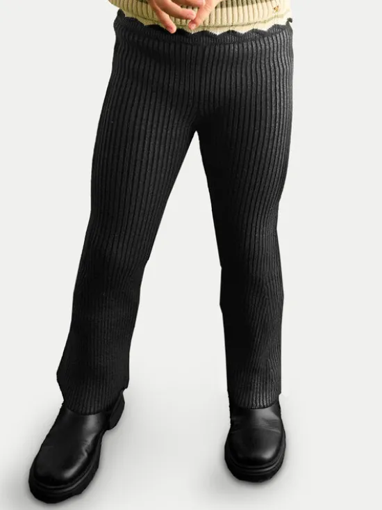 Abel & Lula Legginsy 5956 Czarny Slim Fit