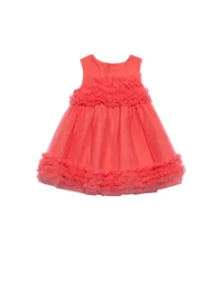 Abel & Lula Sukienka elegancka 5014 Pomarańczowy Regular Fit