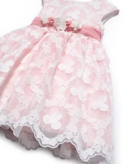 Abel & Lula Sukienka elegancka 5032 Różowy Regular Fit