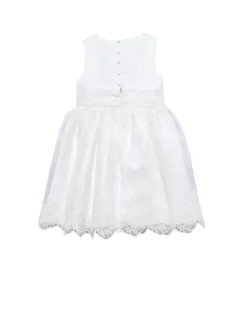 Abel & Lula Sukienka elegancka 5027 Biały Regular Fit