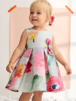 Abel & Lula Sukienka elegancka 5017 Kolorowy Regular Fit