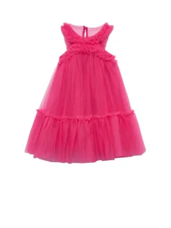 Abel & Lula Sukienka elegancka 5036 Różowy Regular Fit