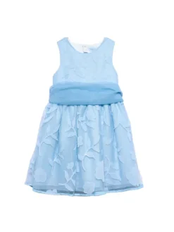 Abel & Lula Sukienka elegancka 5042 Błękitny Regular Fit