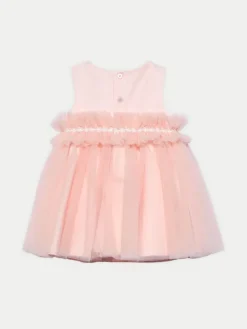 Abel & Lula Sukienka elegancka 5011 Różowy Regular Fit