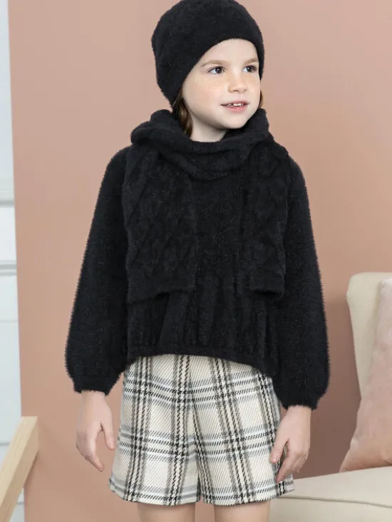 Abel & Lula Szorty materiałowe 5.761 Écru Regular Fit