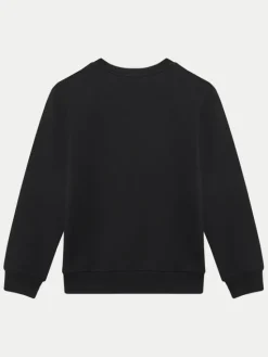 Balmain Bluza BV4B10-Z0081 930OR Czarny Regular Fit