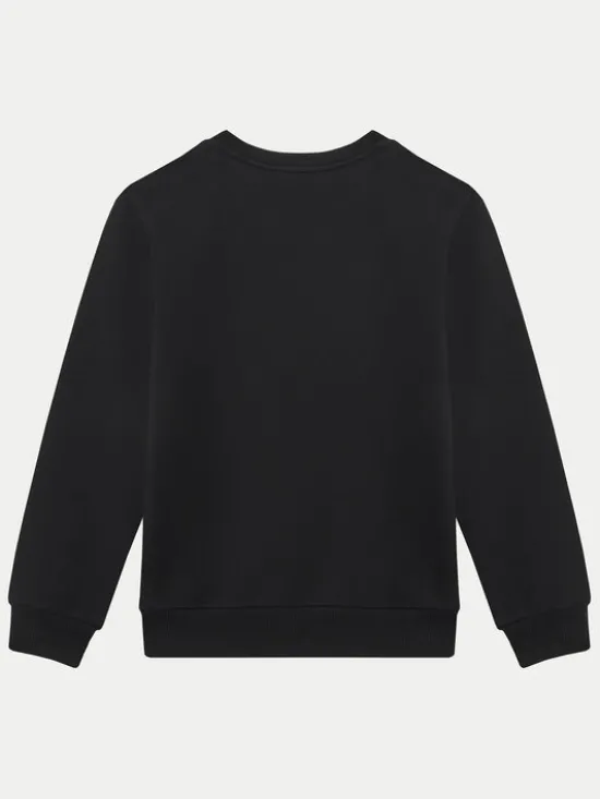 Balmain Bluza BV4B10-Z0081 930OR Czarny Regular Fit