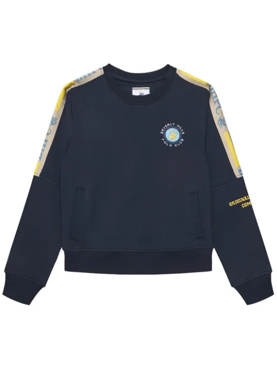 Beverly Hills Polo Club Bluza 76B5F0022 Granatowy Regular Fit