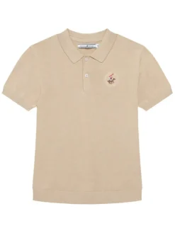 Beverly Hills Polo Club Polo 76B5W0031 Beżowy Regular Fit