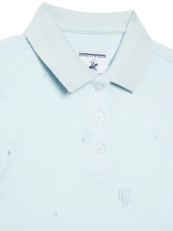Beverly Hills Polo Club Polo G2555 Niebieski Regular Fit
