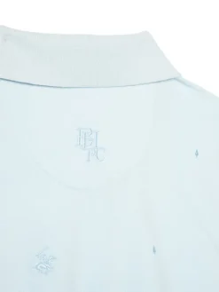 Beverly Hills Polo Club Polo G2555 Niebieski Regular Fit