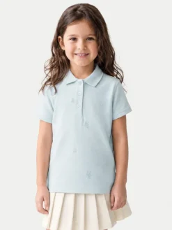 Beverly Hills Polo Club Polo G2555 Niebieski Regular Fit