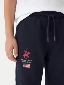 Beverly Hills Polo Club Spodnie dresowe P-SS26B-TF0033K Granatowy Regular Fit
