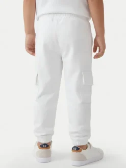 Beverly Hills Polo Club Spodnie dresowe P-SS26B-TF0136 Biały Regular Fit