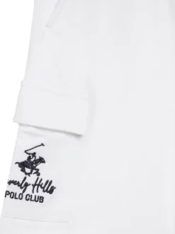 Beverly Hills Polo Club Szorty materiałowe 76B6SF0028T Biały Regular Fit