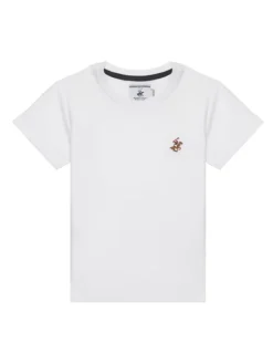Beverly Hills Polo Club T-Shirt P-SS26B-TS0131 Biały Regular Fit