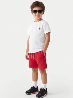 Beverly Hills Polo Club T-Shirt P-SS26B-TS0131 Biały Regular Fit