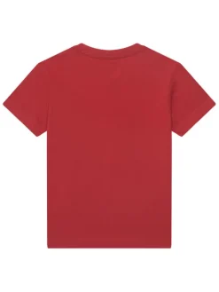 Beverly Hills Polo Club T-Shirt P-SS26B-TS0132 Czerwony Regular Fit