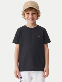 Beverly Hills Polo Club T-Shirt P-SS26B-TS0131 Granatowy Regular Fit