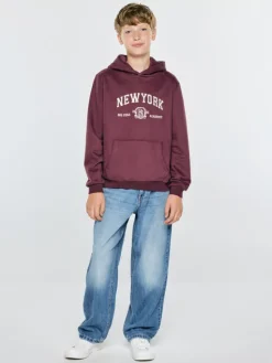 BIG STAR Bluza MARK Bordowy Basic Fit