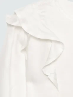 BIG STAR Bluzka SAFIE Biały Basic Fit