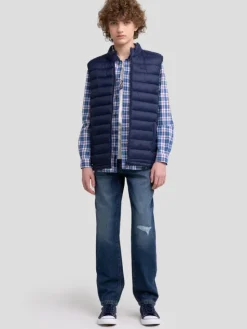 BIG STAR Jeansy ISAAM Niebieski Loose Fit