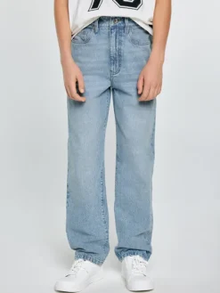 BIG STAR Jeansy ZACKY Niebieski Loose Fit
