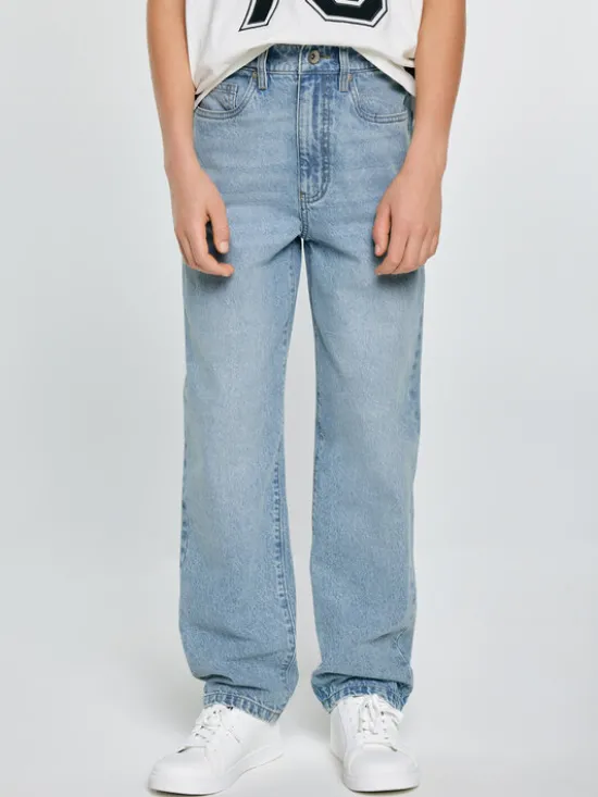 BIG STAR Jeansy ZACKY Niebieski Loose Fit
