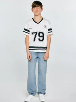 BIG STAR Jeansy ZACKY Niebieski Loose Fit