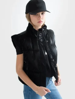 BIG STAR Kamizelka NENVIA Czarny Basic Fit