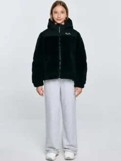 BIG STAR Kurtka zimowa KESJA Czarny Basic Fit
