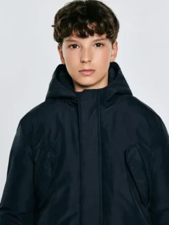 BIG STAR Kurtka zimowa OSKAR Granatowy Basic Fit