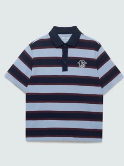 BIG STAR Polo HERON Niebieski Comfort Fit