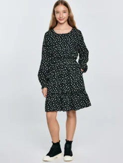 BIG STAR Sukienka codzienna NAMISA Czarny Basic Fit