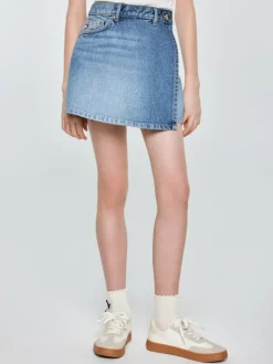 BIG STAR Szorty jeansowe JUNI Niebieski Basic Fit