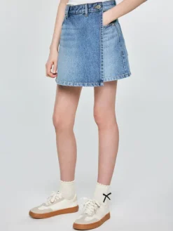 BIG STAR Szorty jeansowe JUNI Niebieski Basic Fit