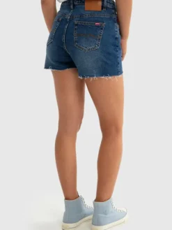 BIG STAR Szorty jeansowe SHAINA Granatowy Skinny Fit
