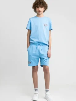 BIG STAR Szorty materiałowe LIANER Niebieski Basic Fit