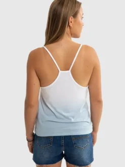 BIG STAR Tank top ROZALIA Niebieski Basic Fit